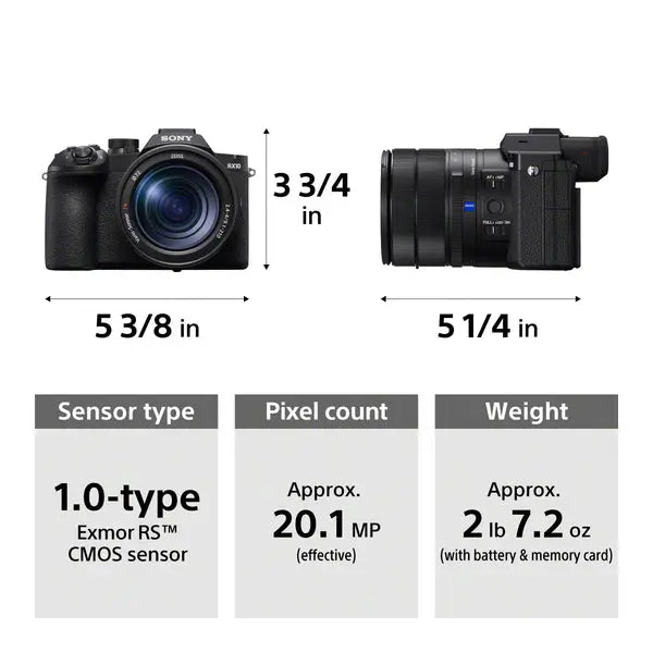 Sony DSCRX10M4, 24-600mm Zeiss Vario-Sonnar F/2.4-4 Zoom Lens (EOL
