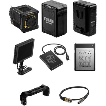 Red V-Raptor [X] Z Mount Starter Pack with 7.0" Touch & MICRO-V Batteries (Apr '25)