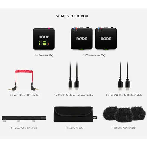 Rode WIGOIII 3rd Generation Compact Digital Wireless Microphone System/Recorder (2.4Ghz) - AVC photo video store