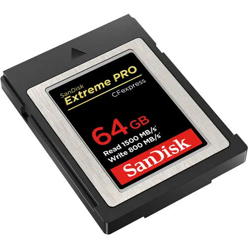 SanDisk SDCFE-064G-GN4NN 64GB Extreme PRO CFexpress Type B Memory Card, 1500/800 MB/s - AVC photo video store