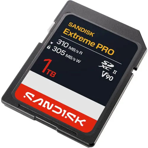 Tarjeta de memoria SanDisk SDSDXDE-1T00-GN4IN 1TB Extreme PRO UHS-II SDXC, V90, 310/305 MB/s