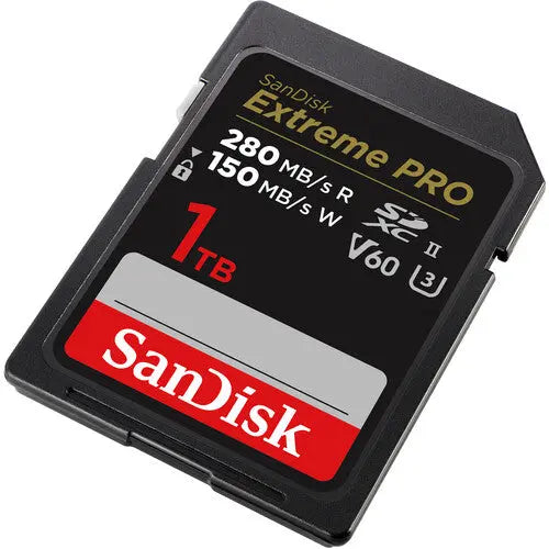 SanDisk SDSDXEP-1T00-GN4IN 1TB Extreme PRO UHS-II SDXC Memory Card, V60, 280/150 MB/s - AVC photo video store
