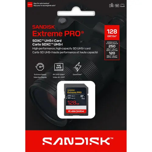 SanDisk SDSDXDM-128G-GN4IN 128GB Extreme PRO UHS-II SDXC Memory