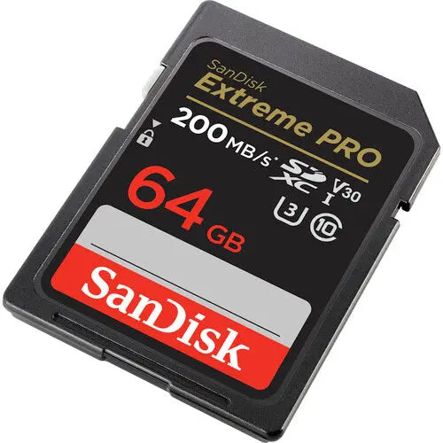 SanDisk SDSDXXU-064G-GN4IN 64GB Extreme PRO UHS-I SDXC Memory Card, V30, 200MB/s - AVC photo video store