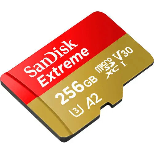 SanDisk SDSQXAV-256G-GN6MA 256GB Extreme UHS-I microSDXC Memory Card with SD Adapter - AVC photo video store
