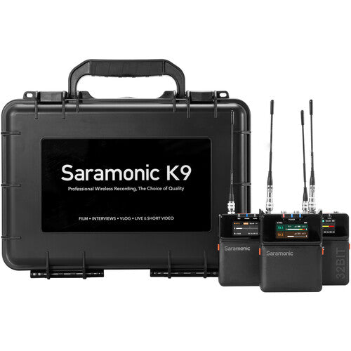 Saramonic K9-US Pro 2-Person Digital UHF Wireless Microphone System for Cameras