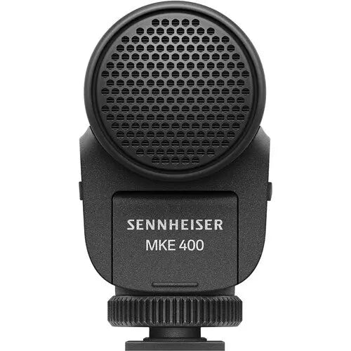 Sennheiser MKE 400 Mobile Kit Camera-Mount Shotgun Microphone with Smartphone Recording Bundle - AVC photo video store