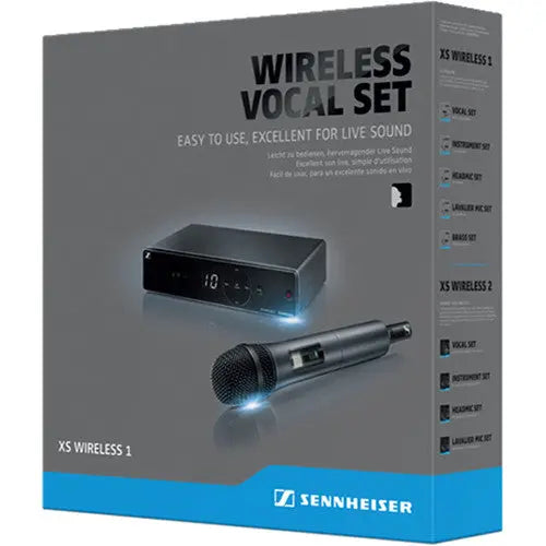 Sennheiser XSW 1-825-A UHF Vocal Set with e825 Dynamic Microphone (A: 548 to 572 MHz) - AVC photo video store