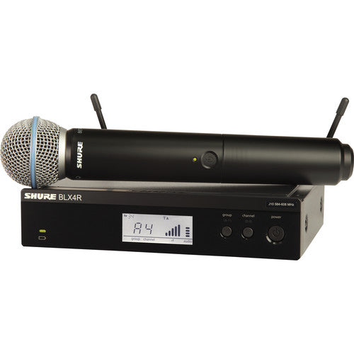 Shure BLX24R/SM58 Rackmount Wireless Handheld Microphone System with SM58