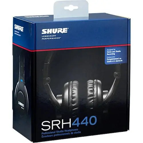 Shure SRH440 Closed-Back Over-Ear Studio Headphones - AVC photo video store