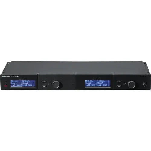 Shure SLXD4Q+ Quad-Channel Digital Wireless Receiver (G57: 460 to 608 MHz) - AVC photo video store