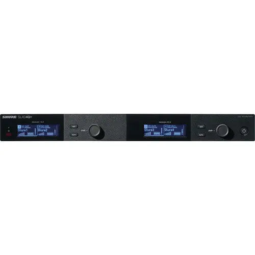 Shure SLXD4Q+ Quad-Channel Digital Wireless Receiver (G57: 460 to 608 MHz) - AVC photo video store