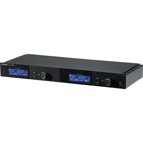 Shure SLXD4Q+ Quad-Channel Digital Wireless Receiver (G57: 460 to 608 MHz) - AVC photo video store