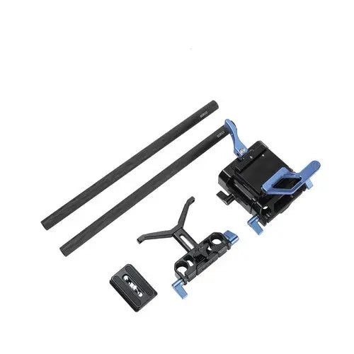 Sirui Universal Quick Release Baseplate with Dual 15mm Rod Clamp Kit - AVC photo video store