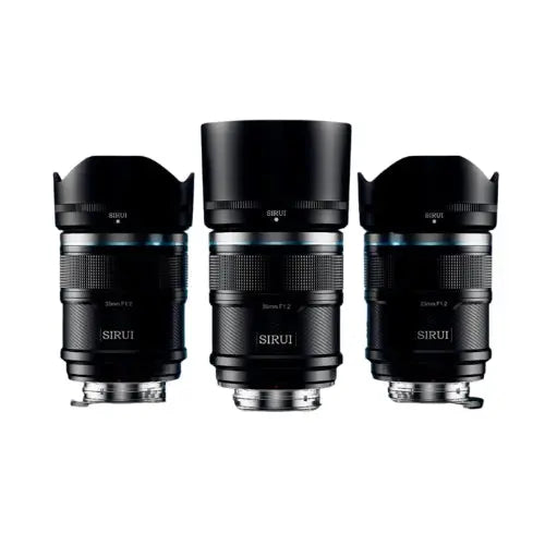Sirui Sniper f/1.2 Autofocus 3-Lens Kit (Sony E, Black)