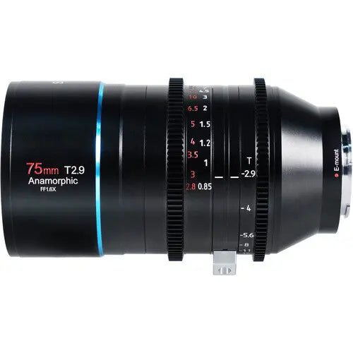 Sirui 75mm T2.9 Full Frame 1.6x Anamorphic Lens (Sony E) - AVC photo video store