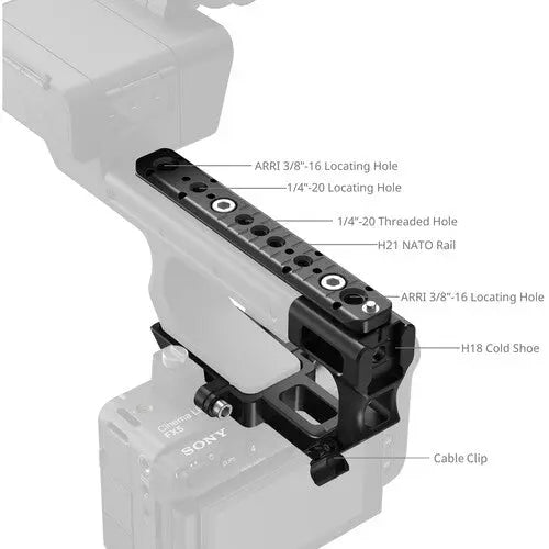 Smallrig 6781 Extension Mount Plate Kit for Sony XLR-H2