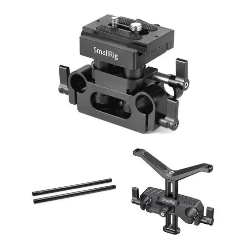 Placa base universal SmallRig DBC2272B con soporte de varilla LWS de 15 mm 