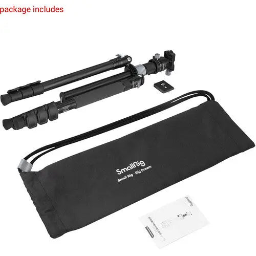 SmallRig 4059 Carbon Fiber Tripod with Center Column AP-20 & Ball Head