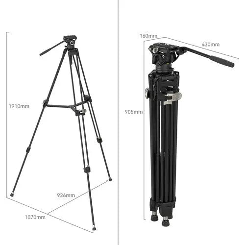SmallRig 4163 AD-80 FreeBlazer Heavy-Duty Aluminum Tripod System - AVC photo video store
