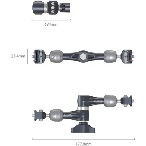 SmallRig 4194 Magic Arm with Rosette Gear (7") - AVC photo video store