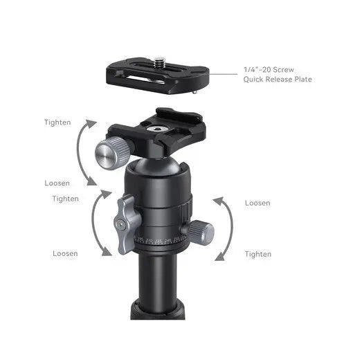 SmallRig 4289 VT-20 Aluminum Mini Tripod with Ball Head - AVC photo video store