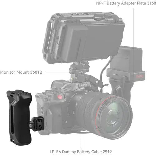 SmallRig 4346 Side Handle with Two-in-One Locating Screw (1/4"-20 & 3/8"-16) - AVC photo video store