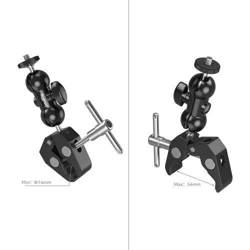 SmallRig 4373 Crab-Shaped Super Clamp with Ball Head Magic Arm, Action Mount & Phone Holder Kit - AVC photo video store