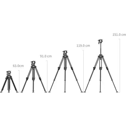 SmallRig 4420 AD-50 Pro Lightweight Video Carbon Fiber Tripod System - AVC photo video store