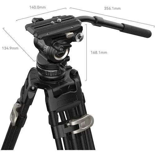 SmallRig 4465 AD-Pro8 Professional Fluid Head Tripod Kit - AVC photo video store