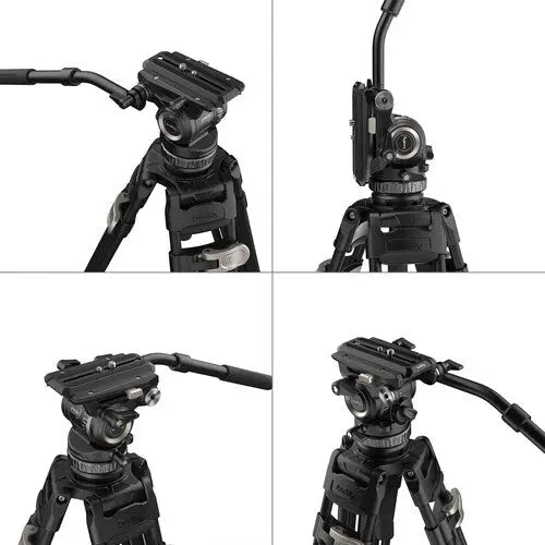 SmallRig 4465 AD-Pro8 Professional Fluid Head Tripod Kit - AVC photo video store