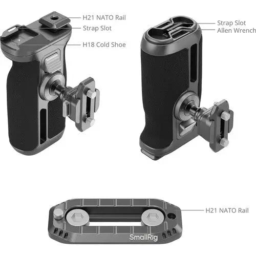 SmallRig 4485 HawkLock H21 Quick Release Rotating Side Handle Kit - AVC photo video store