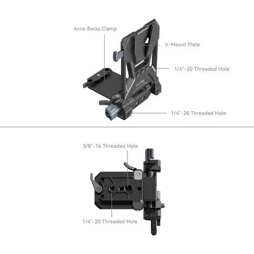 SmallRig 4505B V-Mount Battery Mounting Plate - AVC photo video store