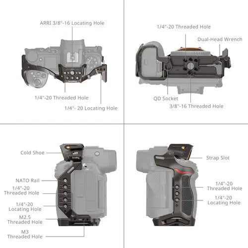 SmallRig 4521 "Night Eagle" Camera Cage for Nikon Z6 III - AVC photo video store