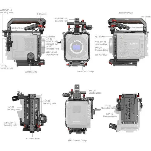 SmallRig 4571 Camera Cage Kit for Sony BURANO - AVC photo video store