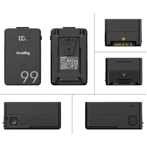 SmallRig 4608 VB99 SE Mini V-Mount Battery (6800mAh) - AVC photo video store