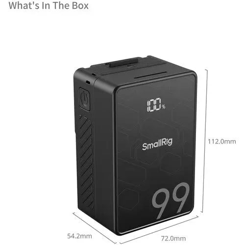 SmallRig 4608 VB99 SE Mini V-Mount Battery (6800mAh) - AVC photo video store