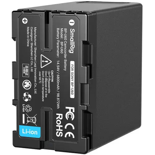 SmallRig 4670 BP-U60 Battery (99Wh, BP-U) - AVC photo video store