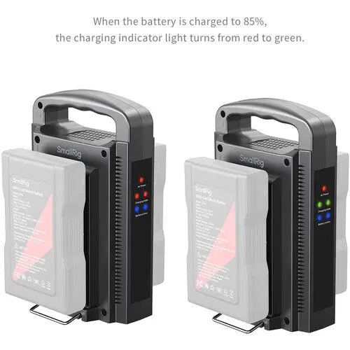 SmallRig 4679 Dual-Channel Gold Mount Battery Charger - AVC photo video store