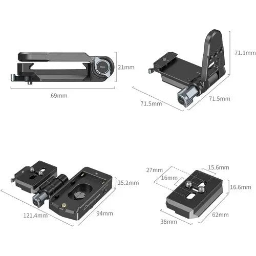 SmallRig 4696 NP-F/L-Series Battery Adapter Mount Plate Kit for Mirrorless Cameras - AVC photo video store