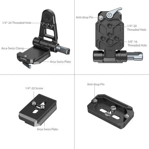 SmallRig 4696 NP-F/L-Series Battery Adapter Mount Plate Kit for Mirrorless Cameras - AVC photo video store