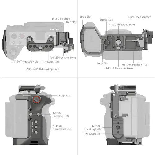SmallRig 4770 HawkLock Quick Release Cage Kit for Sony FX3 and FX30 - AVC photo video store