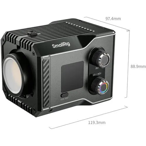 SmallRig 4810 RC 60C RGB LED Video Light (Power Bank Clamp Edition) - AVC photo video store