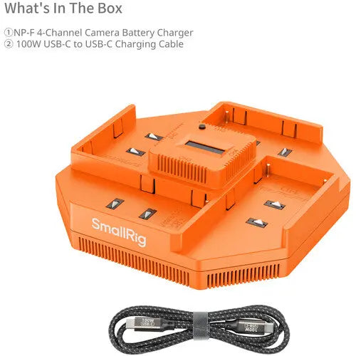 SmallRig 4837 L-Series/NP-F 4-Channel Camera Battery Charger - AVC photo video store