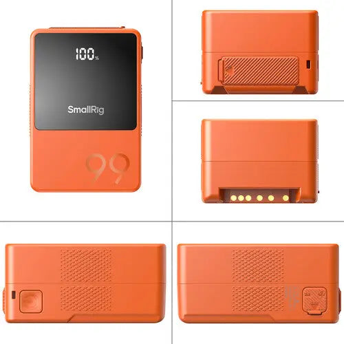 SmallRig 4929 VB99 Mini V-Mount Battery (99Wh, Orange) - AVC photo video store