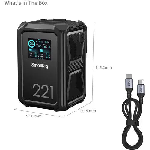 SmallRig 4985 X-Touch Smart Triple-Proof X221 Battery (221Wh, V-Mount)