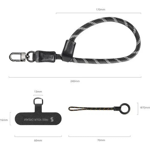 SmallRig FilMov Phone Wrist Strap (Black) - AVC photo video store
