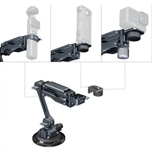 SmallRig 5123 Mini Shock Absorber Arm for DJI Osmo Pocket 3, GoPro HERO13 & Insta360 X4 - AVC photo video store