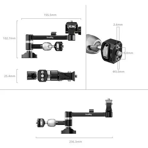 SmallRig 5141 Magic Arm Support for One-Handed Monitor Adjustment (5.7") - AVC photo video store