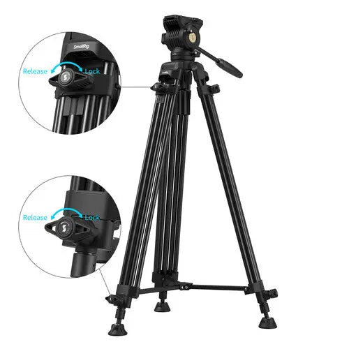 SmallRig 5440 AD14 Heavy-Duty Aluminum Tripod